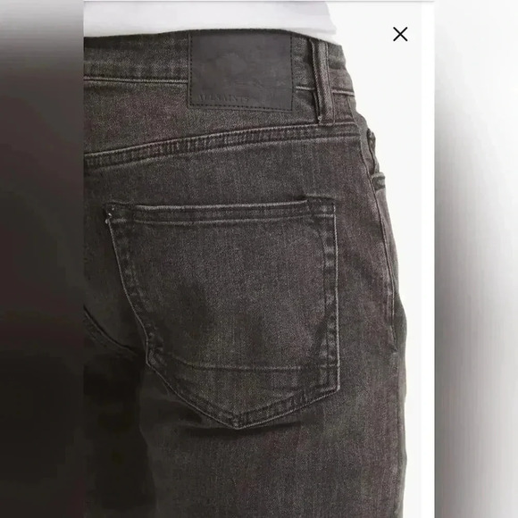 All Saints Cigarette Stretch Cotton Blend Men Jeans - Picture 3 of 10
